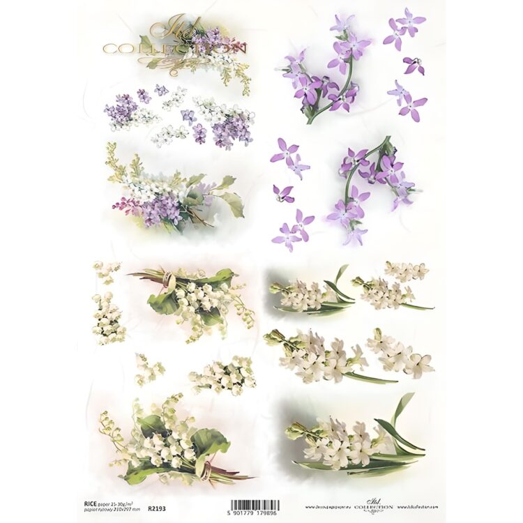 592193 HÂRTIE DE OREZ DECOUPAGE COLECTIE ITD A4 - R2193 - Imagine 1