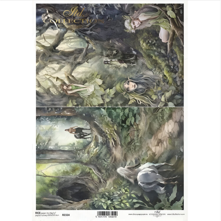 592324 (1) COLECTIA ITD HARTIE DE OREZ DECOUPAGE A4 - R2324 - Imagine 1