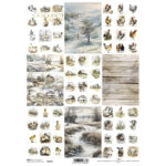 COLECTIA ITD HARTIE DE OREZ DECOUPAGE A4 - R2354