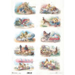 HÂRTIE DE OREZ DECOUPAGE COLECTIE ITD A3 - R1006L