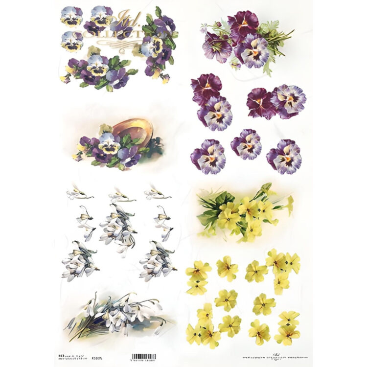 597037 COLECTIA ITD HARTIE DE OREZ DECOUPAGE A3 - R1037L - Imagine 1