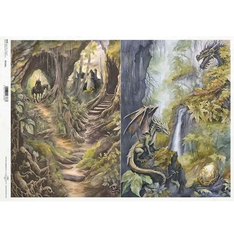 597161-1000x1000 HÂRTIE DE OREZ DECOUPAGE COLECTIA ITD A3 - R1161L - Imagine 1