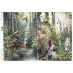 HÂRTIE DE OREZ DECOUPAGE COLECTIE ITD A3 - R1162L