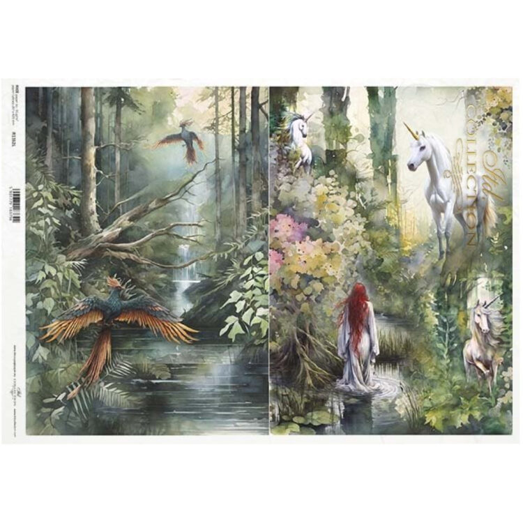 HÂRTIE DE OREZ DECOUPAGE COLECTIE ITD A3 - R1162L - Imagine 1
