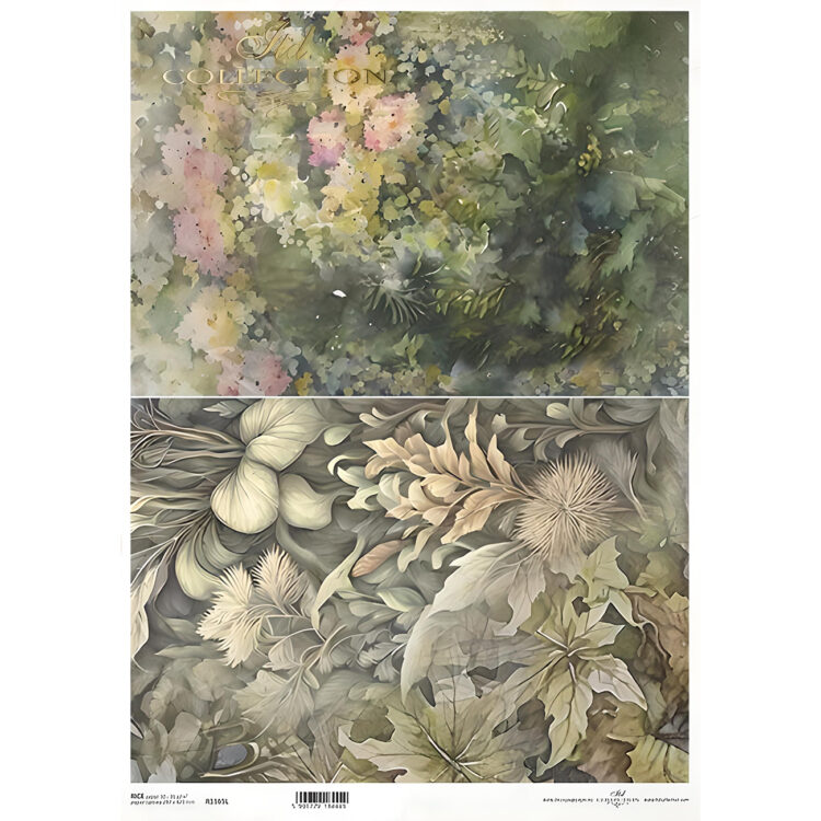 HÂRTIE DE OREZ DECOUPAGE COLECTIE ITD A3 - R1165L - Imagine 1