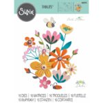SIZZIX THINLITS CUT MATRIȚE - FABULOASE FLORI ÎNDRĂZNEȚE