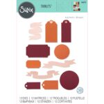 MATRIȚE TĂIATE SIZZIX - ETICHETE ȘI BANNERE VINTAGE 66250