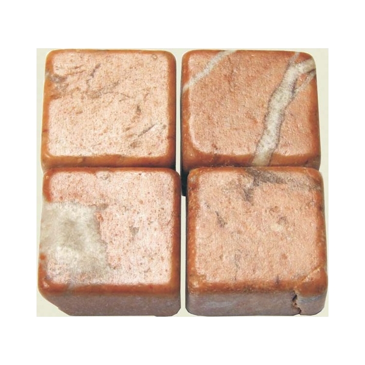 889280 MOSAIKSTEIN MOZAIC 10X10X8MM 250G M28-10B - ROSSO VERONA - Imagine 1