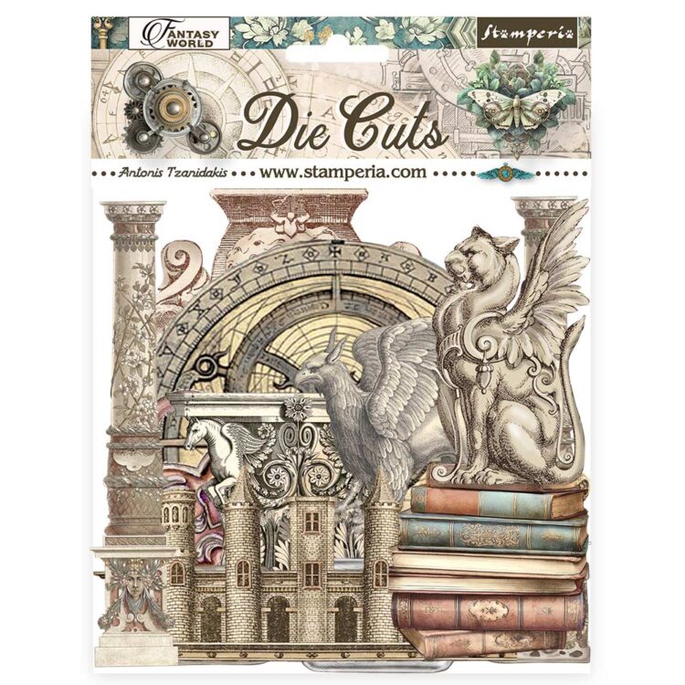 920004 STAMPERIA VAGABOND ÎN FANTASY WORLD DIE CUTS DFLDC92 - Imagine 1