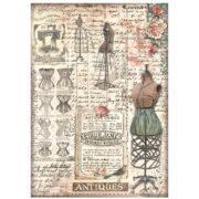 HÂRTIE DE DECOUPAGE STAMPERIA BROCANTE A4 - DFSA4851