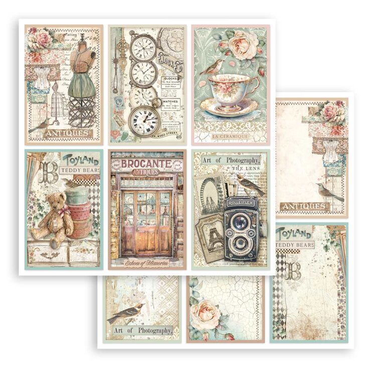BLOC STAMPERIA BROCANTE 20.3/20.3 CM -SBBS100 - Imagine 28