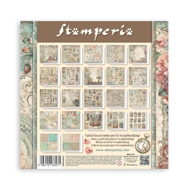 BLOC STAMPERIA BROCANTE 20.3/20.3 CM -SBBSXB02 - Imagine 2