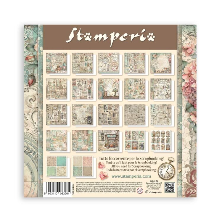 BLOC STAMPERIA BROCANTE 30.5/30.5 CM -SBBXLB14 - Imagine 2