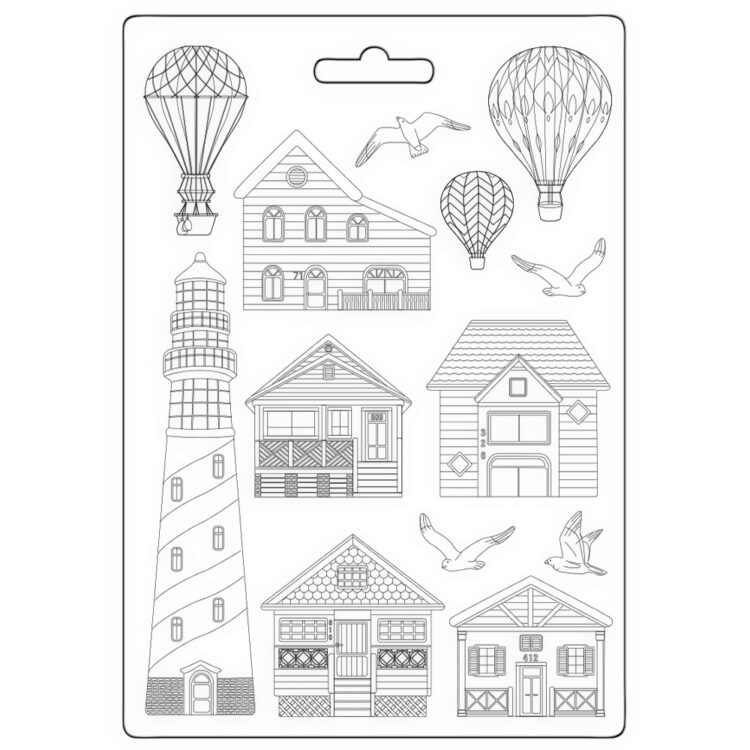 full_K3PTA4576_1 STAMPERIA SEA LAND SOFT MOLD A4 - K3PTA4576 - Imagine 1