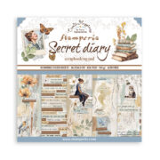 BLOC JURNAL SECRET STAMPERIA 20.3/20.3 CM -SBBS103