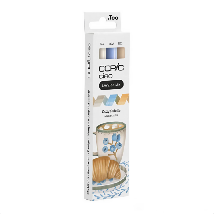 COPIC CIAO SET - PALETĂ CONFORTABILĂ 3 CULORI - Imagine 1