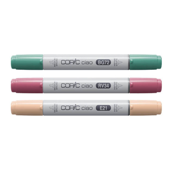 COPIC CIAO SET - PALETĂ VIBRANTĂ DE 3 CULORI - Imagine 3