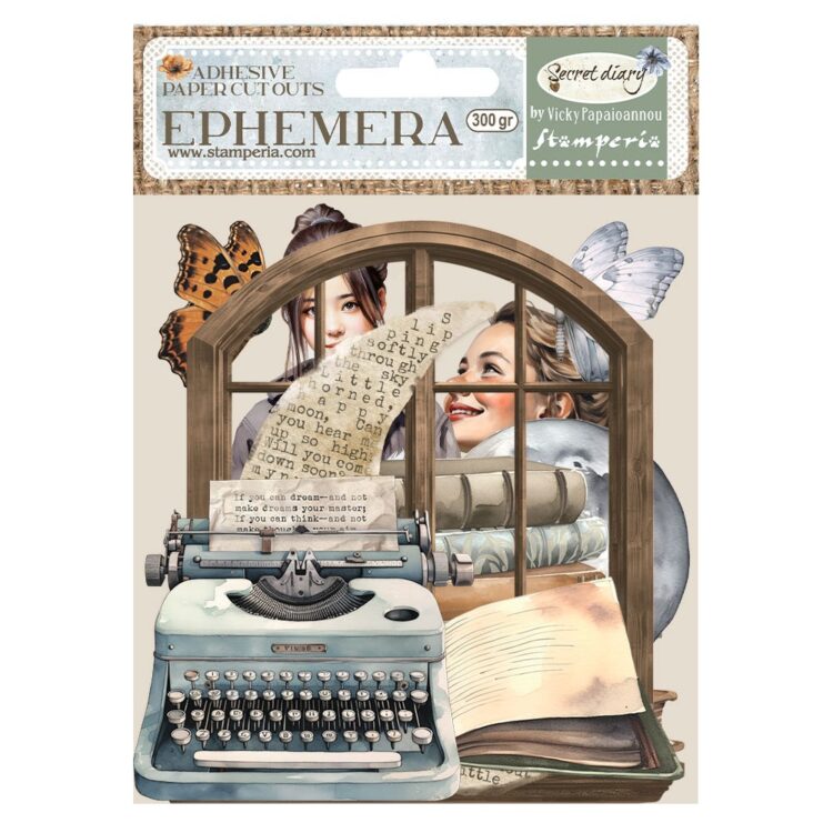 444405 JURNALUL SECRET STAMPERIA EFEMERA - DFLCT44 - Imagine 1
