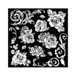 STAMPERIA MODEL TRANDAFIR SHABBY 18X18 CM KSTDQ-104