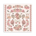 STAMPERIA SHABBY TRANDAFIR BLOC 20.3/20.3 CM -SBBS107
