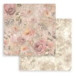 STAMPERIA SHABBY TRANDAFIR BLOC 20.3/20.3 CM -SBBS107 - Imagine 3