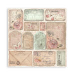 STAMPERIA SHABBY TRANDAFIR BLOC 20.3/20.3 CM -SBBS107 - Imagine 8