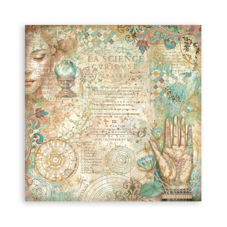 STAMPERIA FORTUNE BLOCK 30.5/30.5 CM -SBBL153 - Imagine 3