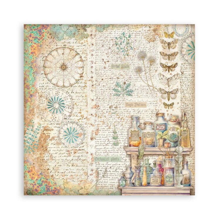 STAMPERIA FORTUNE BLOCK 30.5/30.5 CM -SBBL153 - Imagine 6