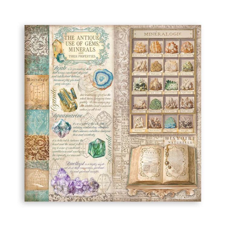 STAMPERIA FORTUNE BLOCK 30.5/30.5 CM -SBBL153 - Imagine 9