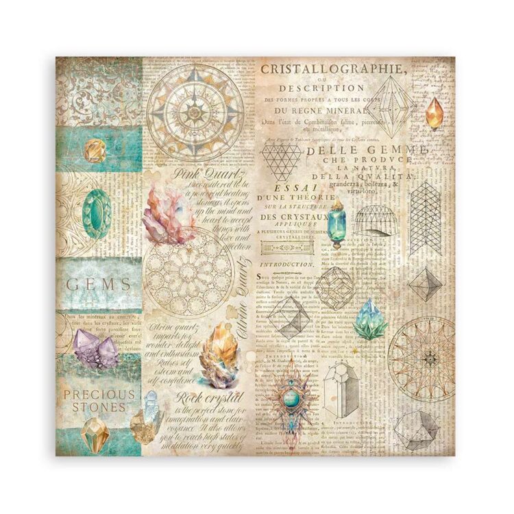 STAMPERIA FORTUNE BLOCK 30.5/30.5 CM -SBBL153 - Imagine 10