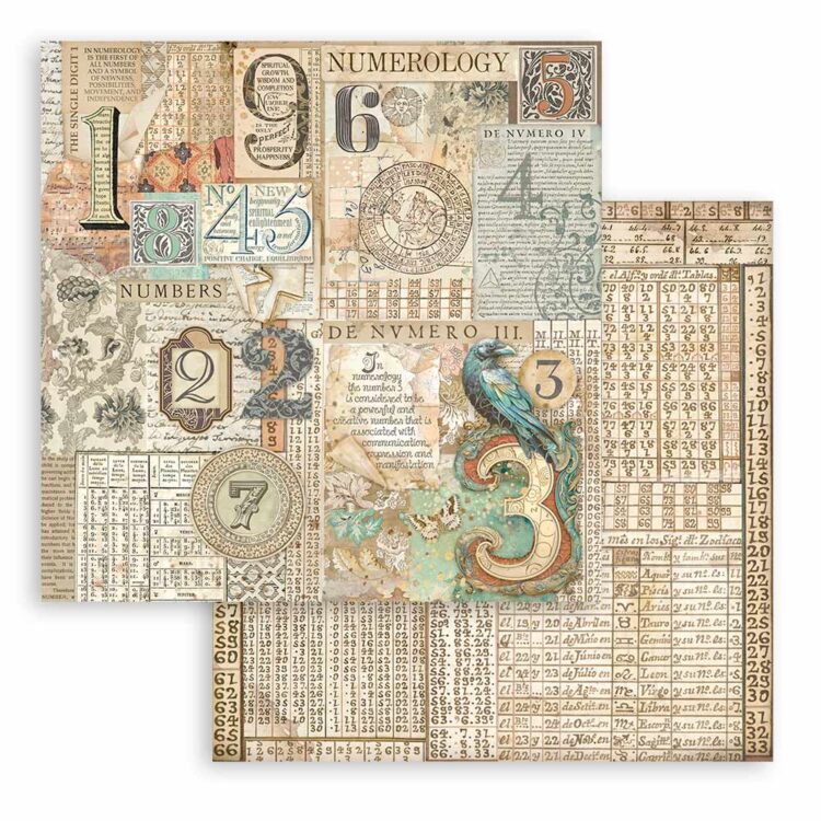STAMPERIA FORTUNE BLOCK 30.5/30.5 CM -SBBL153 - Imagine 17