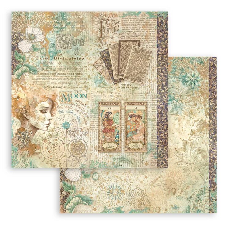 STAMPERIA FORTUNE BLOCK 30.5/30.5 CM -SBBL153 - Imagine 20