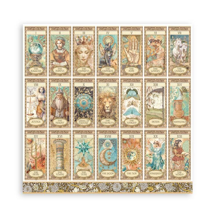 STAMPERIA FORTUNE BLOCK 30.5/30.5 CM -SBBL153 - Imagine 23