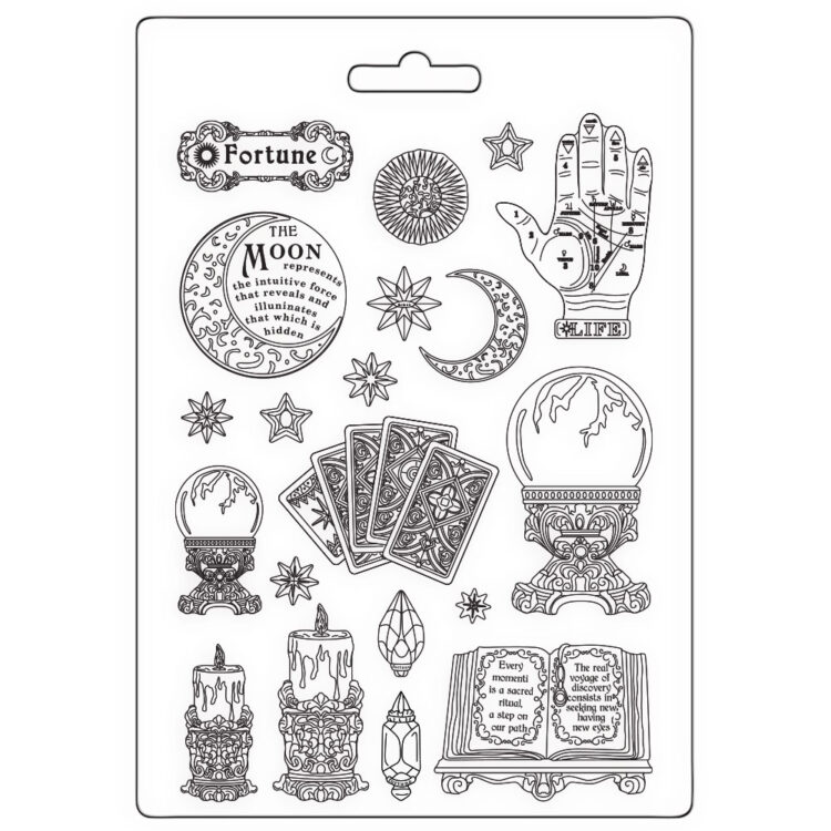 STAMPERIA FORTUNE SOFT MOLD A4 - K3PTA4578 - Imagine 1