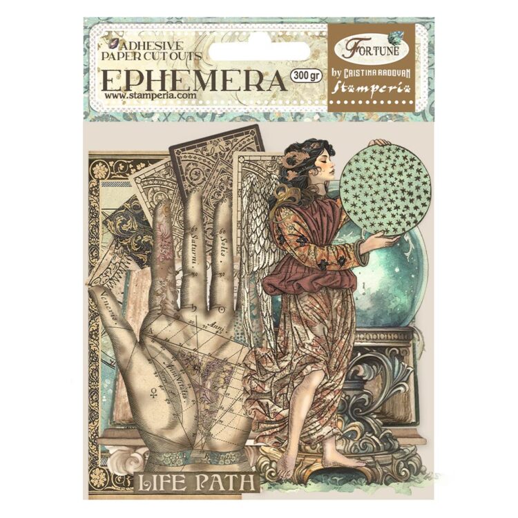 460010 STAMPERIA FORTUNE EPHEMERA - DFLCT46 - Imagine 1