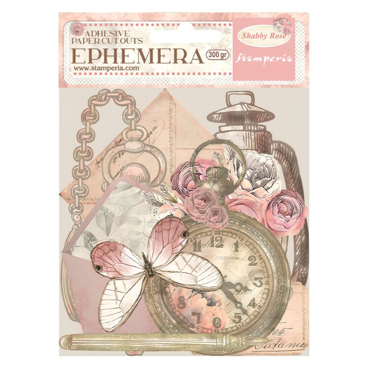 470008 STAMPERIA SHABBY ROSE EPHEMERA - DFLCT47 - Imagine 1
