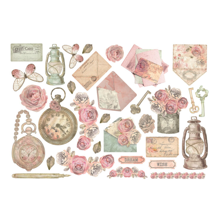 STAMPERIA SHABBY ROSE EPHEMERA - DFLCT47 - Imagine 2