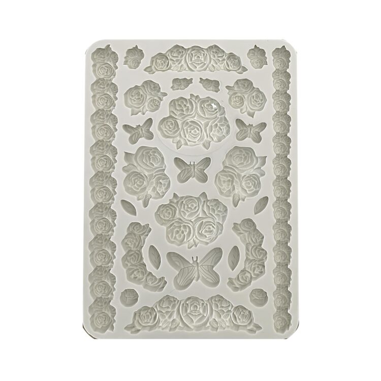 529001 STAMPERIA SHABBY ROSE SILICON MATRIȚĂ KACMA529 - Imagine 1