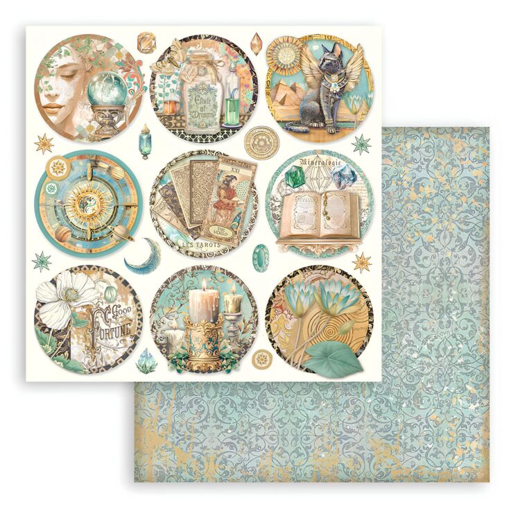 996000 STAMPERIA FORTUNE DESIGNER CARTON 30.5/30.5CM-SBB996 - Imagine 1