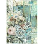 HÂRTIE DE OREZ STAMPERIA WONDERLAND DECOUPAGE A4 - DFSA4932