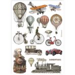 HÂRTIE DE OREZ STAMPERIA DECOUPAGE A4 - DFSA4902