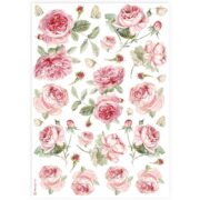 STAMPERIA ENGLISH ROSES DECOUPAGE RICE PAPER A4-DFSA4903