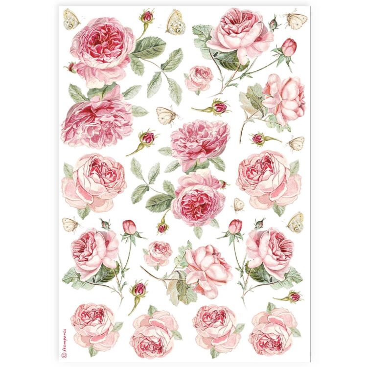 thumb_DFSA4903_1 STAMPERIA ENGLISH ROSES DECOUPAGE RICE PAPER A4-DFSA4903 - Imagine 1