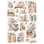 STAMPERIA BOOKS DECOUPAGE HÂRTIE DE OREZ A4 - DFSA4911