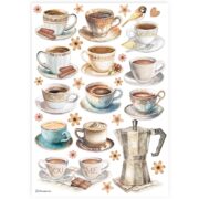 CUPE STAMPERIA DECOUPAGE HÂRTIE DE OREZ A4 - DFSA4912
