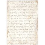 HÂRTIE DE DECUPAJ SCRISOARE MANUALĂ STAMPERIA A4 - DFSA4913