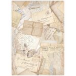 HÂRTIE DE OREZ STAMPERIA DECOUPAGE A4 - DFSA4914