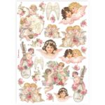 STAMPERIA ANGELS DECOUPAGE HÂRTIE DE OREZ A4 - DFSA4925