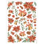 HÂRTIE DE DECOUPAGE STAMPERIA DE CRĂCIUN 6 BUC. A4 DFSA4XCX - Imagine 4