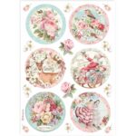HÂRTIE DE DECOUPAGE STAMPERIA DE CRĂCIUN 6 BUC. A4 DFSA4XCX - Imagine 2